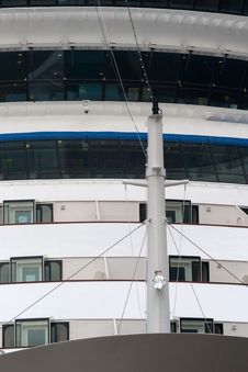 Front Cruiseship Royalty Free Stock Photo Front Cruiseship Royalty Free Stock Photo