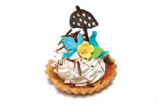 Cupcakes On White Background Stock Images Cupcakes On White Background Stock Images