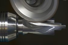 Dril Sharpening Royalty Free Stock Photo Dril Sharpening Royalty Free Stock Photo