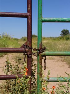 Old Rusty Gate Royalty Free Stock Photo