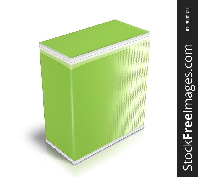 Green Cardboard boxes with generic printing
