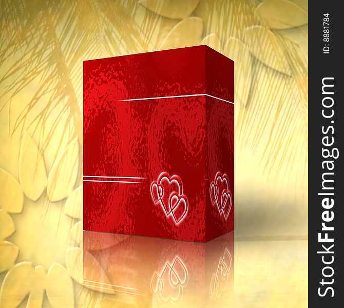 3d Valentine's Day box for generics products