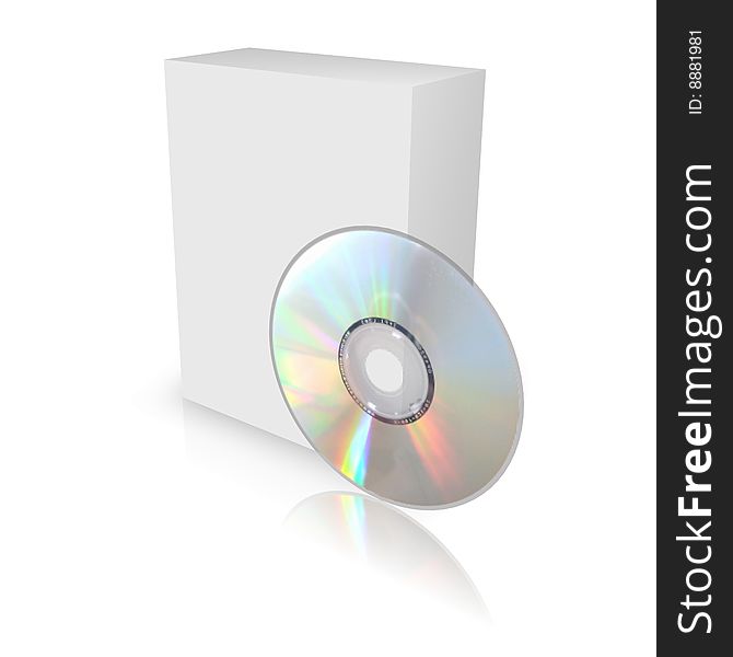 3d DVD or CD Box
