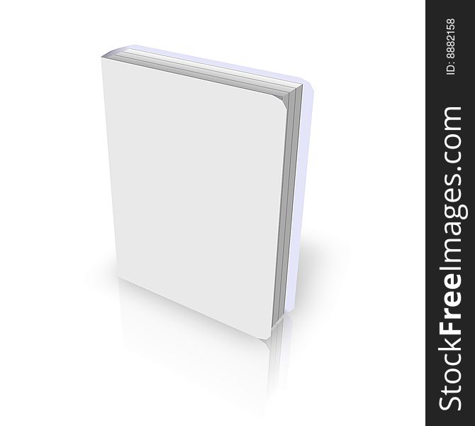 Book on a white background. Book on a white background