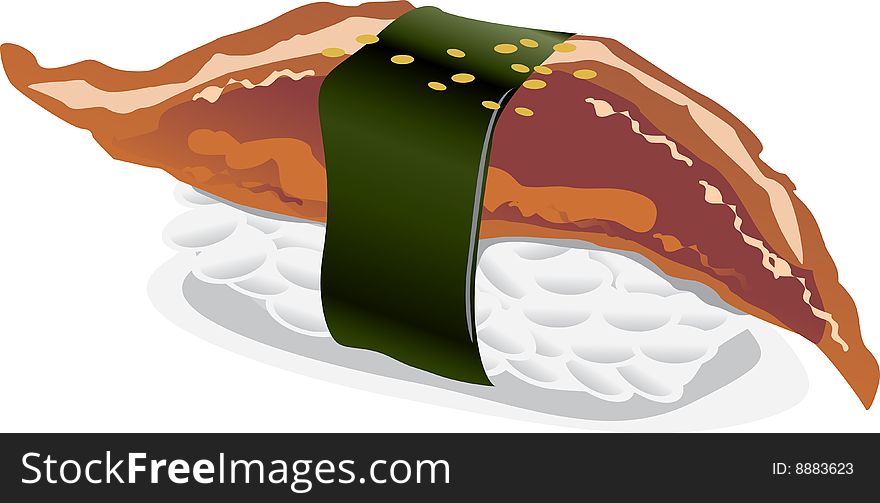 Abstract picture of classical japanese meal. Abstract picture of classical japanese meal