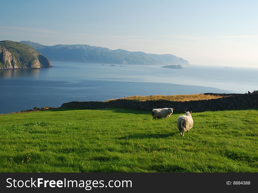 Iddylic landscape in Western Noway. Iddylic landscape in Western Noway