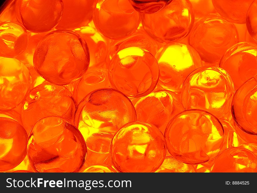 Abstract background from color silicone balls