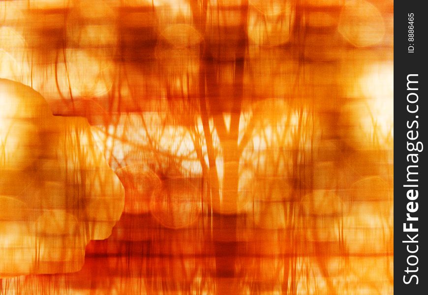 Abstract vegetative background in brown tones