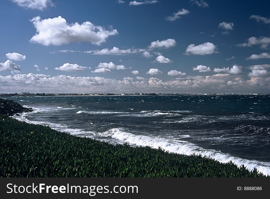 Coastline at Mahida,Tunisia