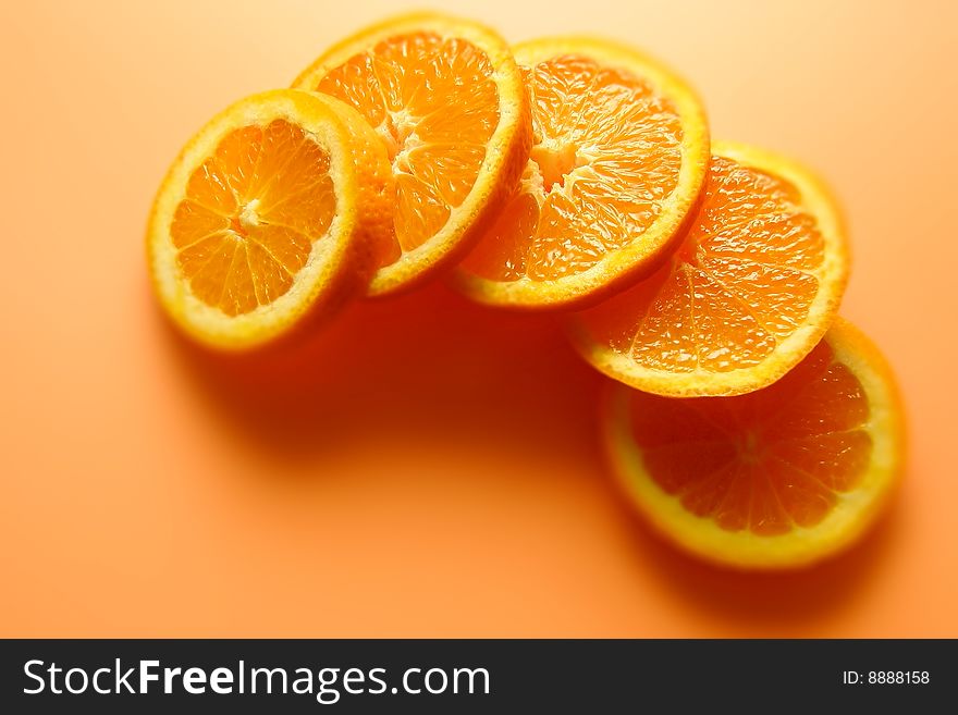 Beautiful orange slices ready for healthy lifestyle. Beautiful orange slices ready for healthy lifestyle