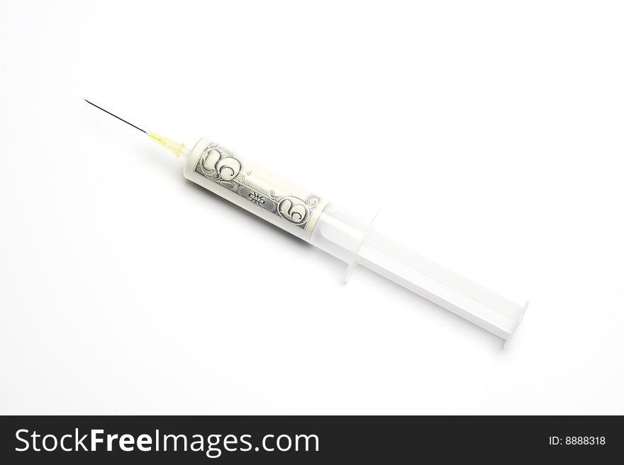 Syringe With Money