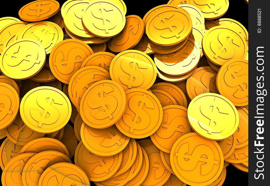 Coins background