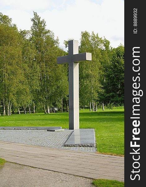Germany Military Cemetery in Estonia. Germany Military Cemetery in Estonia