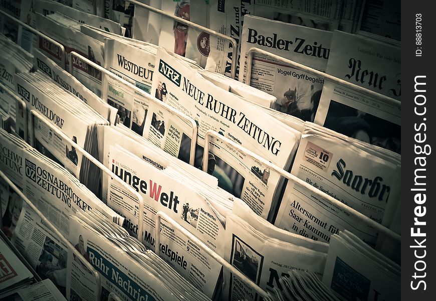 Newspapers On Stand