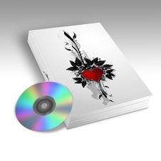 Book With A Heart Design Stock Images Book With A Heart Design Stock Images