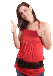 Two Thumbs Up Royalty Free Stock Photo