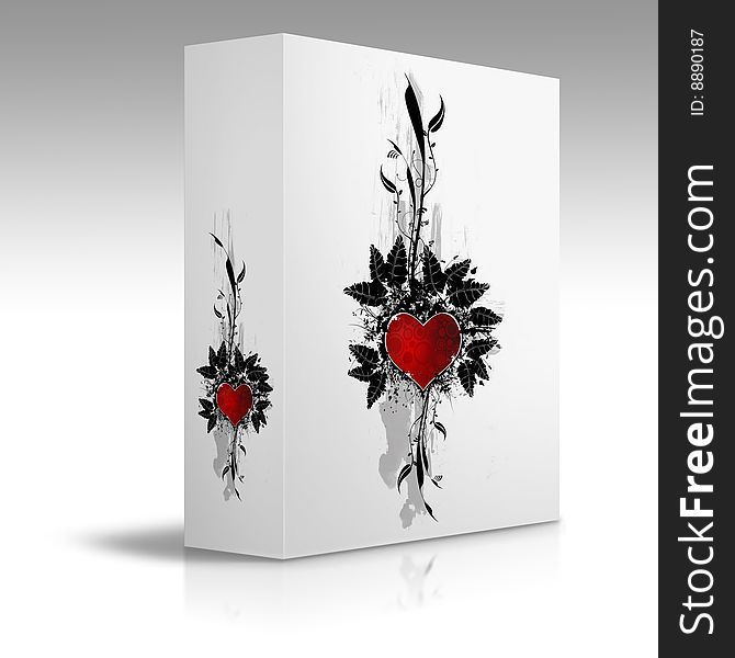 White Box With A Heart Design