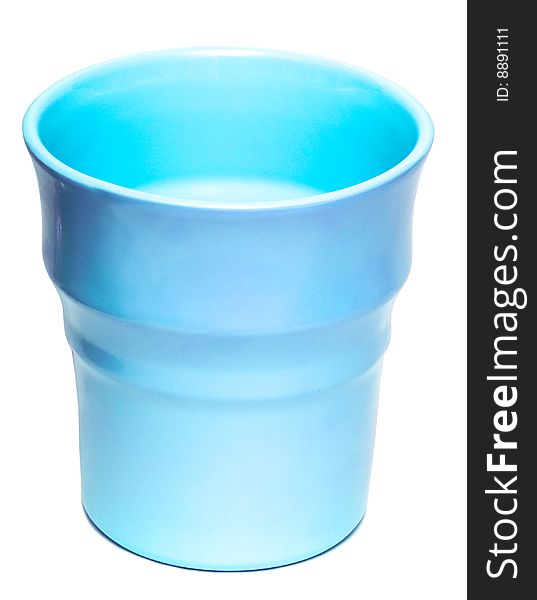 Blue Vase Isolated