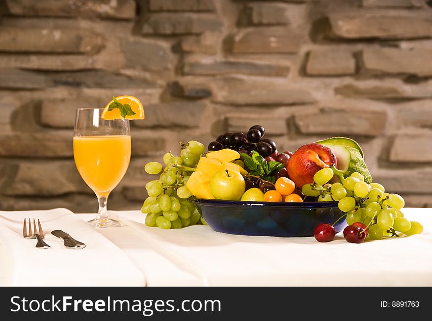 Fruits at breakfast for healthy eating and nutrition. Fruits at breakfast for healthy eating and nutrition