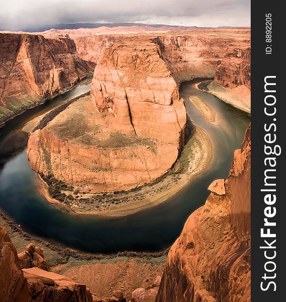 Horseshoe bend near Page Arizona. Horseshoe bend near Page Arizona