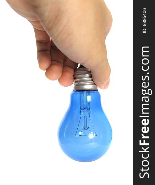 Hand Hold The Light Bulb