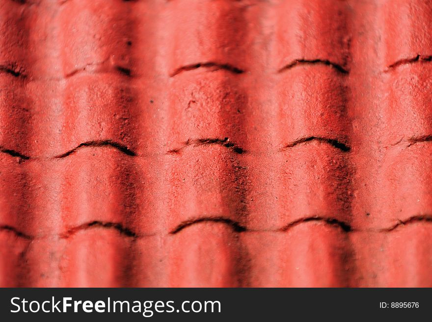 A close up shot of red tiles suitable for background or wallpaper. A close up shot of red tiles suitable for background or wallpaper