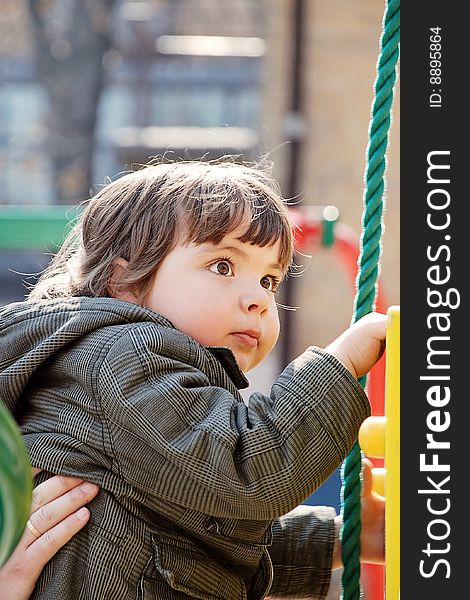 Child  On A Playground