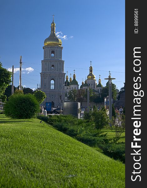 Bell tower of the orthodox Sofia cathedral