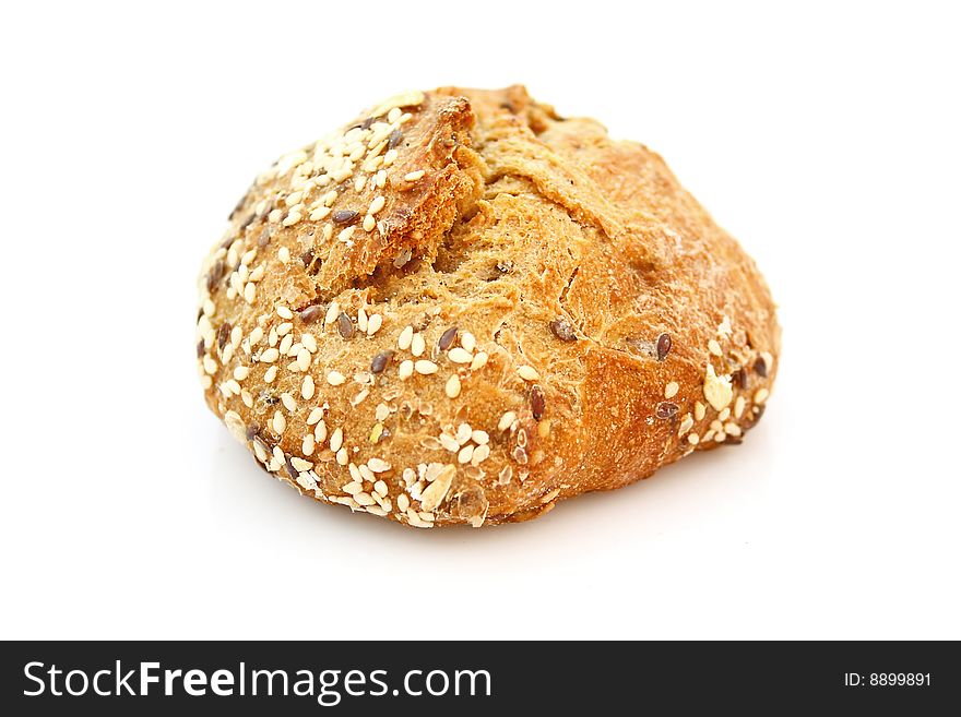 Bread roll in the kitchen. Bread roll in the kitchen