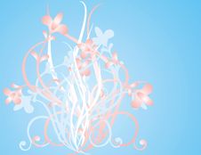 Floral Background, Vector Royalty Free Stock Image