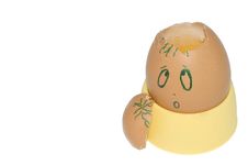 Injured Egg Royalty Free Stock Photo Injured Egg Royalty Free Stock Photo