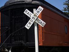 Railroad Crossing Stock Photography