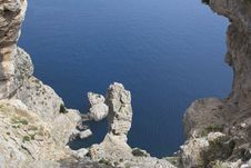 Blue Sea & Cliff 3 Stock Photo Blue Sea & Cliff 3 Stock Photo