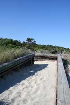 Beach Walkway Royalty Free Stock Photos Beach Walkway Royalty Free Stock Photos