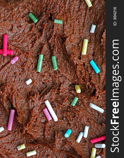 Chocolate Cake Macro Background