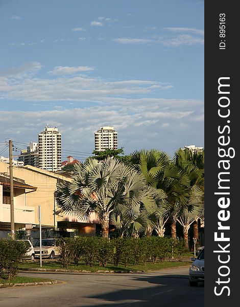 Suburban residential area adjacent to Kuala Lumpur city. Suburban residential area adjacent to Kuala Lumpur city