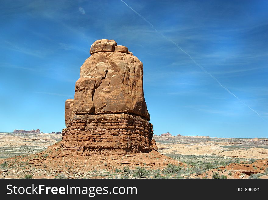 Red Rocks in Arches National Park. Canon 20D