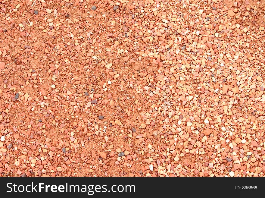 Running track pebbles - Background