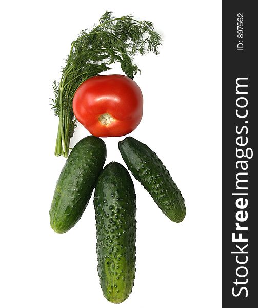 Man Made Out Of Different Vegetables - Free Stock Images ...