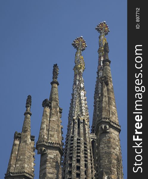 Sagrada familia towers