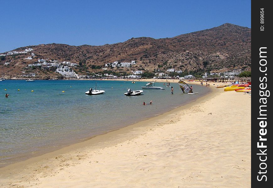 Beach With Boats