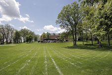 Large Landscaped Grounds Royalty Free Stock Image Large Landscaped Grounds Royalty Free Stock Image