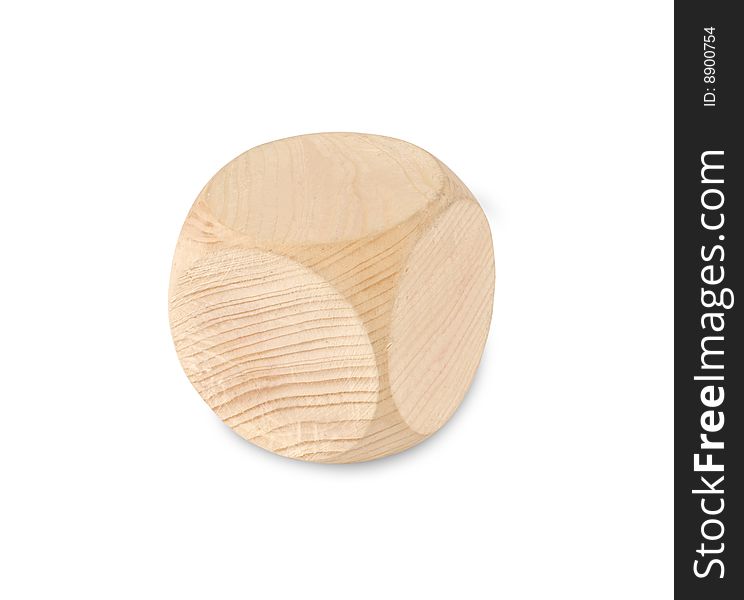 Game bone with wooden texture. Game bone with wooden texture