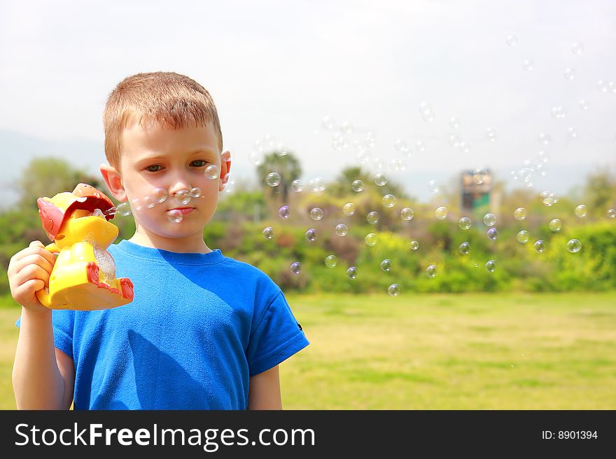 Boy And Bubble
