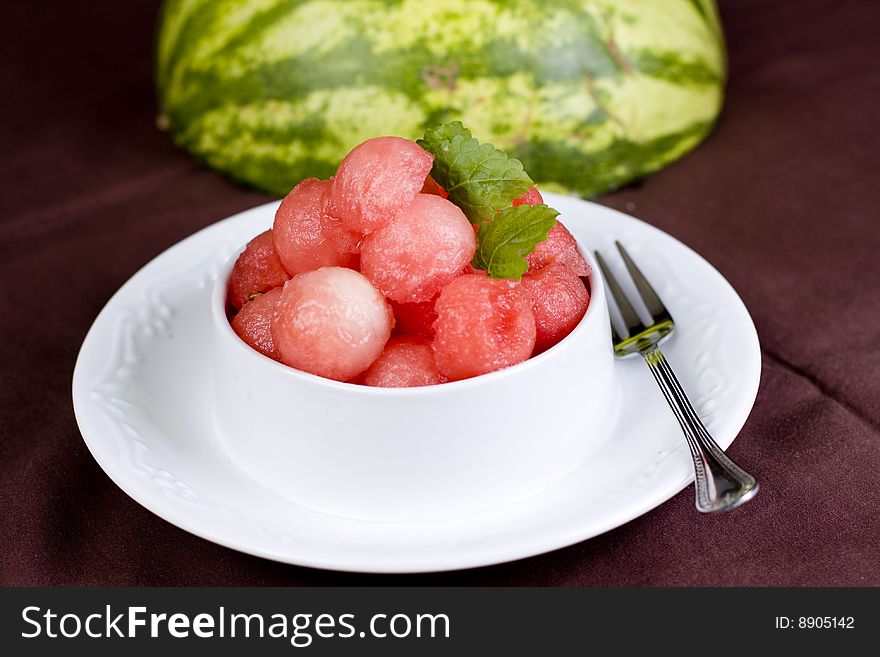 Watermelon dessert