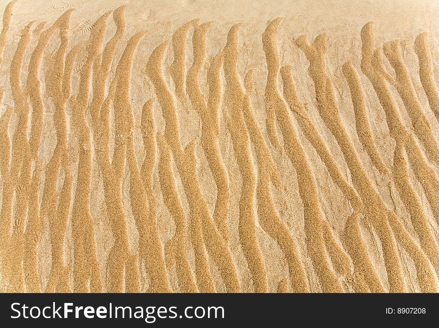 Beautiful sand background in Palanga, Lithuania