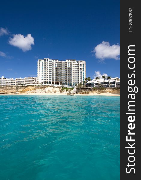 A picture of resort on St Maarten (dutch Antilles). A picture of resort on St Maarten (dutch Antilles)