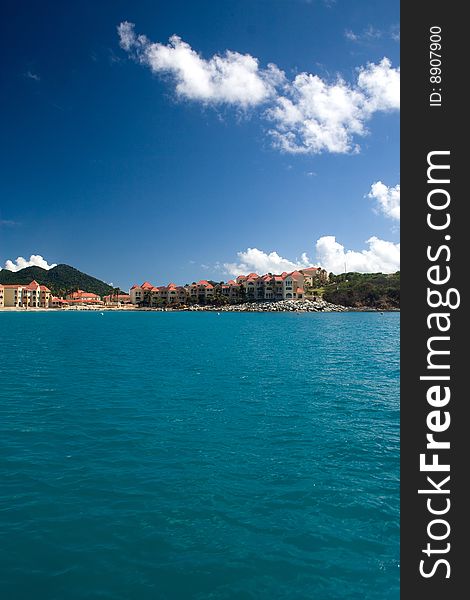 A picture of resort on St Maarten (dutch Antilles). A picture of resort on St Maarten (dutch Antilles)