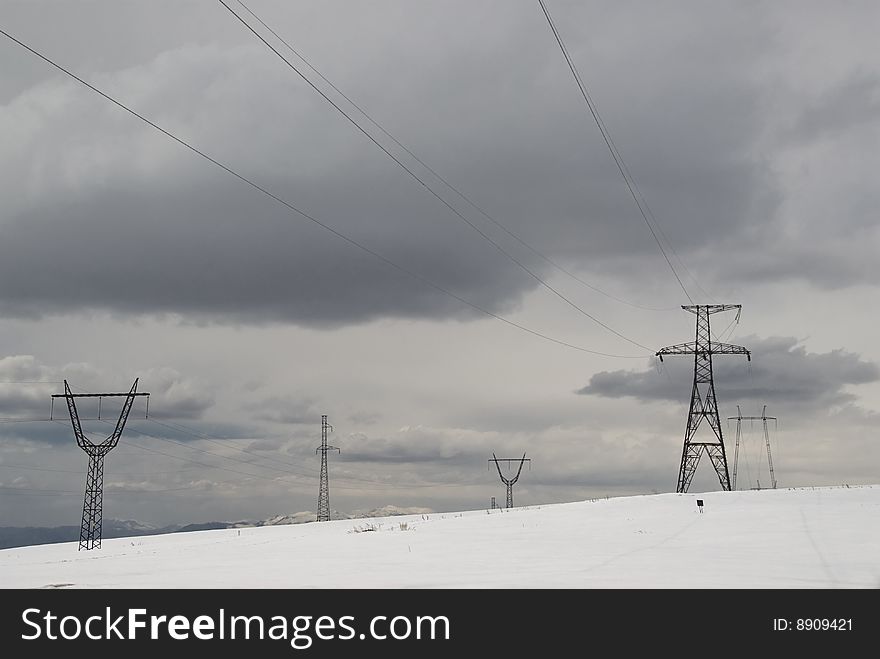 Electric Line Towers.