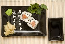 Sushi Plate Stock Photography Sushi Plate Stock Photography